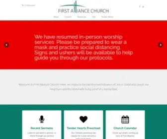 Firstalliancehbg.com(First Alliance Church) Screenshot