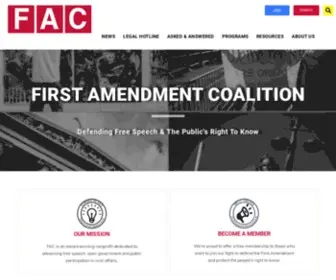 Firstamendmentcoalition.org(First Amendment Coalition) Screenshot