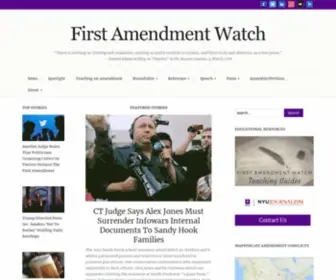 Firstamendmentwatch.org(First Amendment Watch) Screenshot