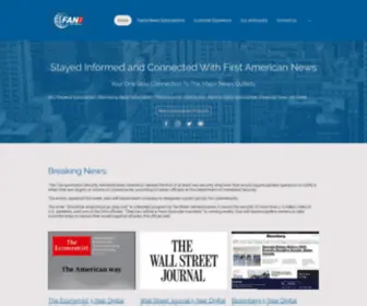 Firstamericannews.com(First American News LLC) Screenshot