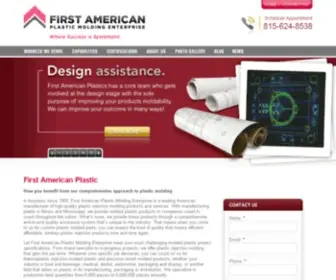 Firstamericanplastic.com(Plastic Injection Molding) Screenshot