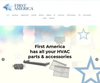 Firstamericaproducts.com(PROVEN PRODUCTS FOR THE HVAC INDUSTRY) Screenshot