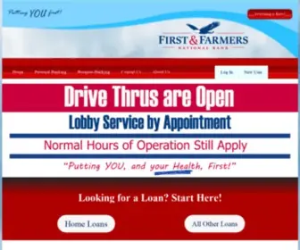 Firstandfarmers.com(First and Farmers) Screenshot