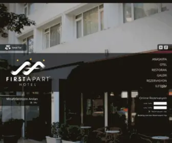 Firstapart.com.tr(First Apart Hotel) Screenshot