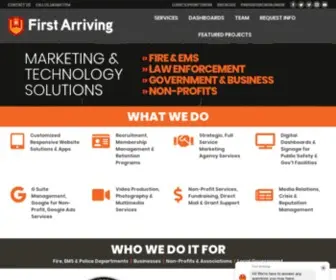 Firstarriving.com(Digital Dashboards) Screenshot