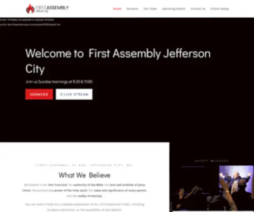 Firstassemblyofgod.org(First Assembly JC) Screenshot