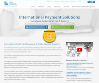 Firstatlanticcommerce.com(International Payment Solutions) Screenshot