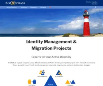 Firstattribute.com(Our expertise: Identity Management & IAM Cloud Services) Screenshot