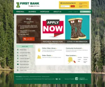 Firstbankak.com(First Bank) Screenshot