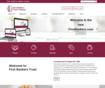 Firstbankers.com(First Bankers Trust) Screenshot
