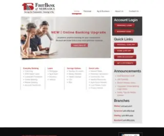 Firstbankne.com(FirstBank of Nebraska) Screenshot