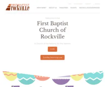 Firstbaptistrockville.org(Firstbaptistrockville) Screenshot