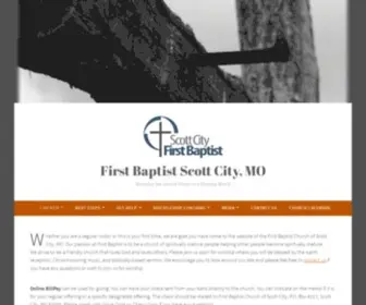 Firstbaptistscottcity.org(Helping People Experience Life Transformation) Screenshot