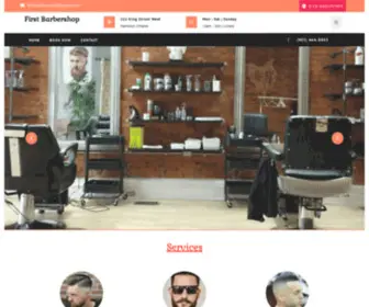 Firstbarbershop.ca(First Barbershop) Screenshot