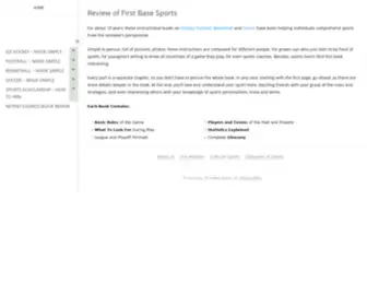 Firstbasesports.com(First Base Sports Guide) Screenshot