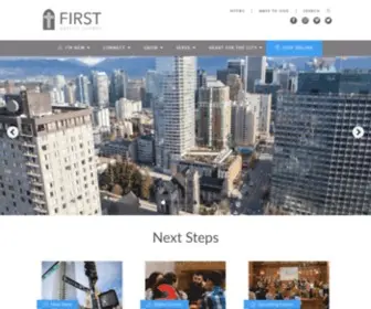 Firstbc.org(The First Baptist Church of Vancouver) Screenshot