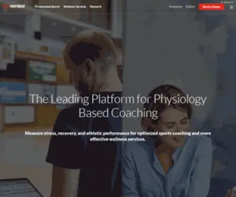 Firstbeat.com(The Leading Platform for Physiology Based Coaching) Screenshot