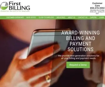 Firstbilling.com(Award Winning Billing and Payment Solutions) Screenshot