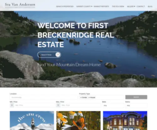 Firstbreckenridgerealestate.com(Breckenridge Real Estate) Screenshot