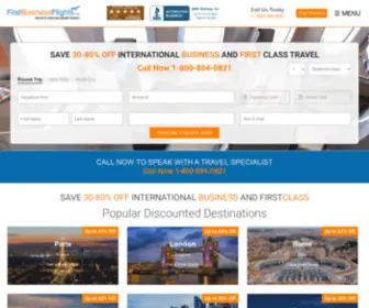 Firstbusinessflights.com(First Business Flights) Screenshot