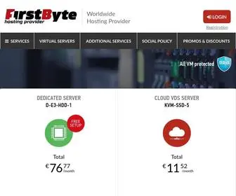 Firstbyte.pro(Hosting Provider) Screenshot