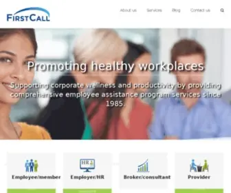 Firstcalleap.org(Employee Assistance Program) Screenshot