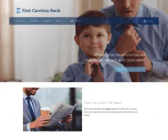 Firstcarolinabank.com(›) Screenshot