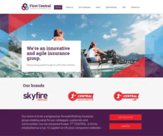Firstcentralgroup.com(First Central Insurance & Technology Group) Screenshot
