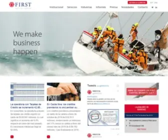 FirstcFa.com(Líder en la estructuración de operaciones securitizad) Screenshot