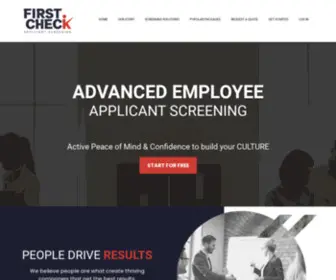 Firstcheck.com(Firstcheck) Screenshot