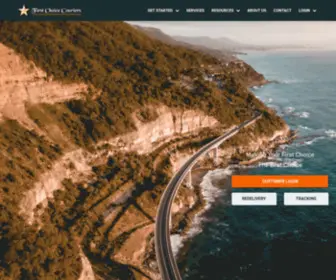 Firstchoicecouriers.com.au(Couriers Wollongong & Southern Highlands) Screenshot