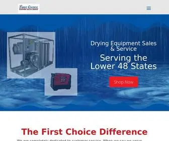 Firstchoicedryingequipment.com(Your Premier Supplier for Restoration Equipment and Specialists) Screenshot