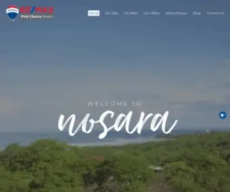 Firstchoicenosara.com(Nosara Real Estate) Screenshot