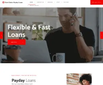 Firstchoicepaydayloans.com(Payday Loan) Screenshot