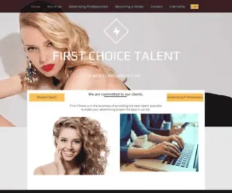 Firstchoicetalentagency.com(First Choice Talent) Screenshot