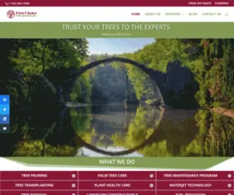 Firstchoicetree.com(First Choice Tree Service) Screenshot