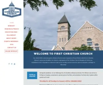 Firstchristian.org(First Christian Church Columbia MO) Screenshot