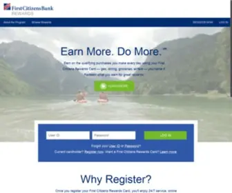 Firstcitizensrewards.com(First Citizens Bank) Screenshot