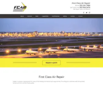 Firstclassairrepair.com(First Class Air Repair) Screenshot