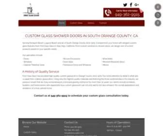 Firstclassglass.net(First Class Glass) Screenshot