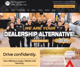 Firstclasshalt.com(Honda, Acura, Lexus, & Toyota Service) Screenshot