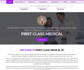 Firstclassmedicalpc.com(First Class Medical P.C) Screenshot