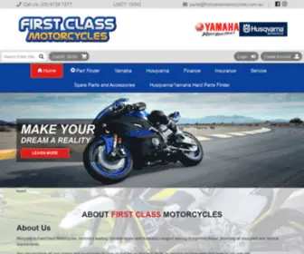 Firstclassmotorcycles.com.au(First Class Motorcycles) Screenshot