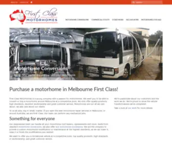 Firstclassmotorhomes.com.au(Motorhome Repairs) Screenshot