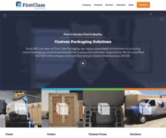 Firstclasspack.com(Larson Packaging Company) Screenshot