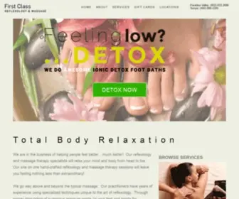 Firstclassreflexology.com(First Class Reflexology) Screenshot