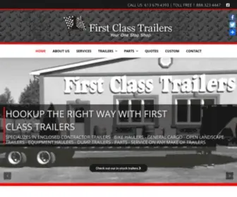 Firstclasstrailers.com(First Class Trailers) Screenshot