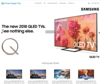 Firstclasstvs.com(High-End TVs For Sale) Screenshot