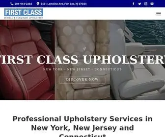 Firstclassupholstery.com(Upholstery Services in New York) Screenshot