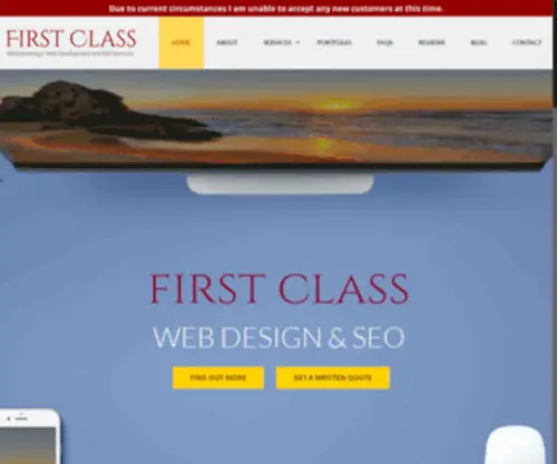 Firstclasswebdesign.co.uk(Website Design Cornwall) Screenshot